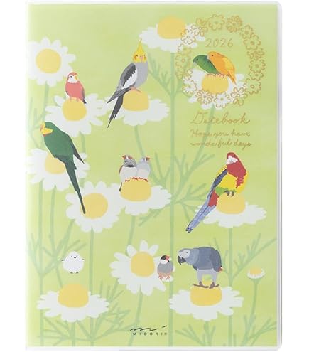 Amazon.co.jp: ミドリ ポケットダイアリー 手帳 2026年 B6